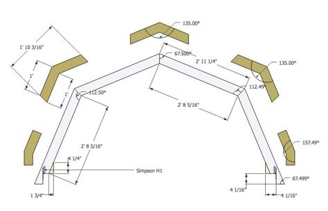 Gambrel Roof Trusses Tinyhousedesign Micro - Home Plans & Blueprints | #30040