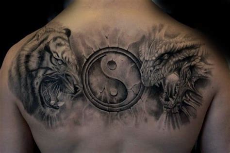 40 Tiger Dragon Tattoo Designs For Men - Manly Ink Ideas