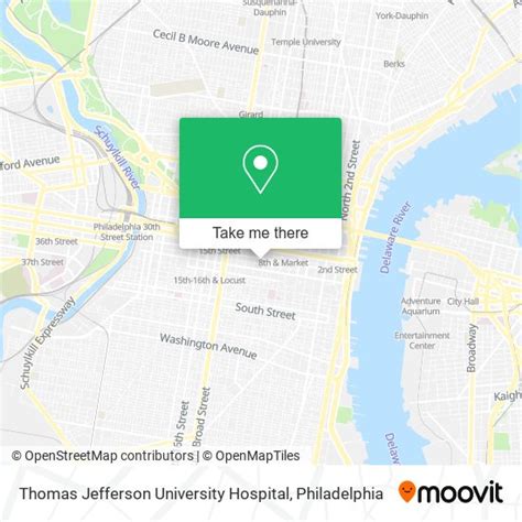 How to get to Thomas Jefferson University Hospital in Philadelphia by ...