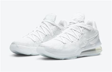 Nike LeBron 17 Low Triple White Camo CD5007-103 Release Date - SBD