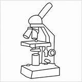 Microscope Clipart Drawing Simple Icon Light Line Transparent  sketch template