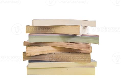 Stack of Old books isolated on transparent background. PNG File 39858623 PNG
