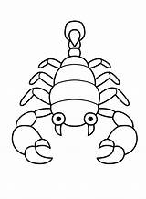 Scorpion Coloring Pages Printable sketch template