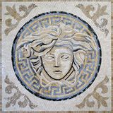 Versace Logo: Mosaic Design Excellence | Signs-Logos | Mozaico