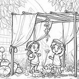 Sukkot Coloring Pages  Free & Printable sketch template