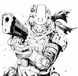 Titanfall 2 Coloring Pages sketch template