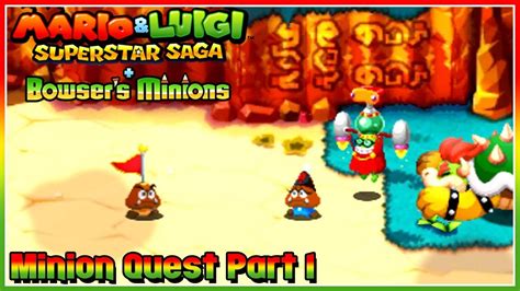 Mario & Luigi: Superstar Saga + Bowser’s Minions - Minion Quest Part 1 - YouTube