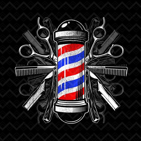 Barber Logo, Barber Haircuts, Barber Shop Decor, Vintage Barber, Png ...