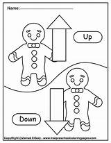 Preschool Opposites Pages Coloring sketch template