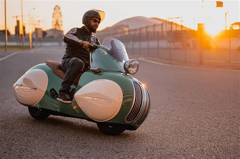 nmoto drives BMW motorcycle into golden age with art deco streamliner kit