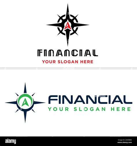 Accounting financial compass logo design Stock Vector Image & Art - Alamy