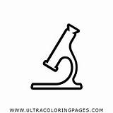 Microscope Coloring Page sketch template