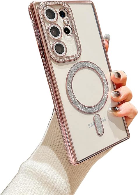 Amazon.com: YTanazing for Samsung Galaxy S24 Ultra Magnetic Case with ...