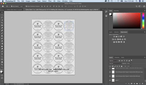 How to Design Product Labels in Photoshop with Free Online Label ...