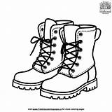 Winter Boots Coloring Pages sketch template