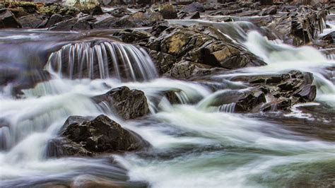 Beautiful View Of Body Of Water River Stream HD Nature Wallpapers | HD Wallpapers | ID #68883