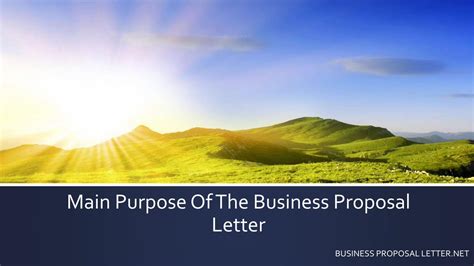 (PDF) Main Purpose Of The Business Proposal Letter - DOKUMEN.TIPS