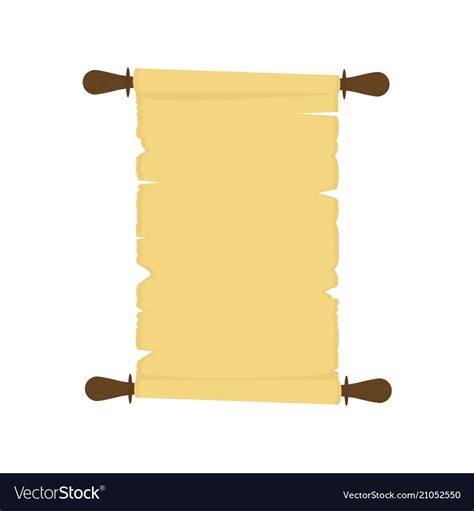 Vector illustration of old paper scroll isolated on white background. Download a Free Preview or ...