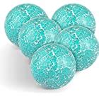 Amazon.com: 2 Packages Olivia Decorative Spheres of 6-Turquoise Blue Rattan Ball Twig Grapevine ...