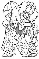 Clown Coloring Pages sketch template