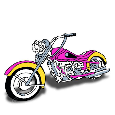 Motorcycle Harley Davidson, Harley, Motorcycle, Pink PNG Transparent Clipart Image and PSD File ...