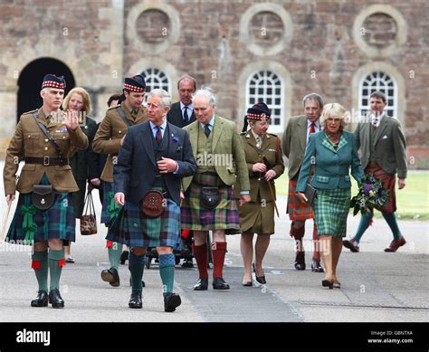 Duke of rothesay during a visit to the black watch hi-res stock ...