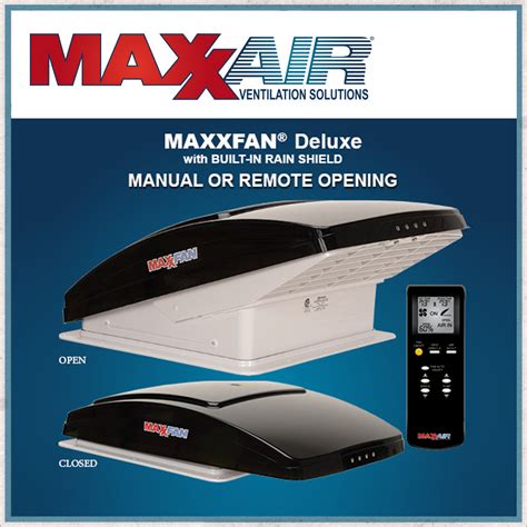 MaxxAir Maxxfan Deluxe Roof Vent – Camper Interiors