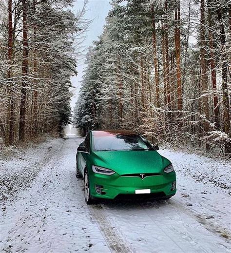 Tesla photos on Instagram: “Green Tesla Model X —————————— 🔋follow @tesla_post —————————— 📷 ...