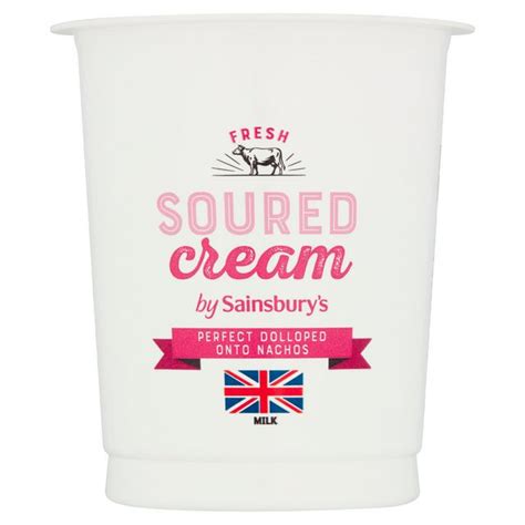 Sainsbury's Soured Cream 300ml - £0.99 - Compare Prices