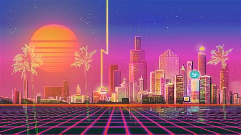 Vaporwave City Desktop Wallpaper - A collection of the top 112 vaporwave desktop wallpapers and ...