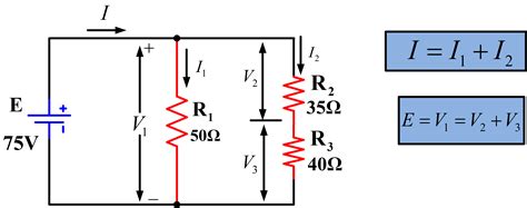 Figure 5 Currents and Voltages in Series-Parallel CIrcuit | Electrical ...
