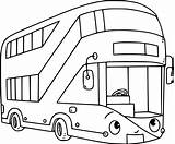 Cute Double Decker Bus Coloring Page  Download Print Or Color Online sketch template