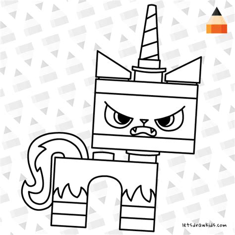 How To Draw Unikitty | Angry Unikitty | Unikitty Coloring Pages