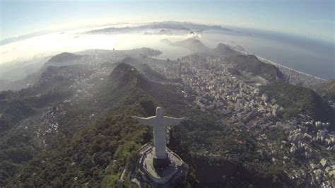 Drone flight over the Christ the Redeemer - YouTube