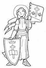 SANTA JUANA DE ARCO Para Pintar  Bible Verse coloring Page Jesus sketch template