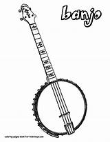 Country Music Banjo Coloring Pages  Free Downloads sketch template