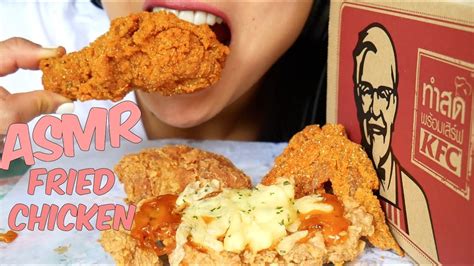 Asmr Kfc Thailand Crunchy Fried Chicken Eating Sounds No Talking | The ...