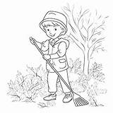 Free Rake Coloring Pages – Coloring Corner sketch template