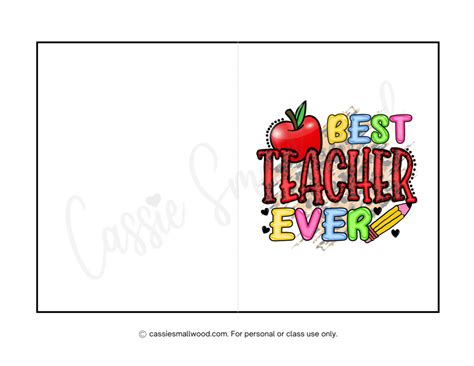 Free Printable Thank You Card Maker For Teachers - Free Printable Templates