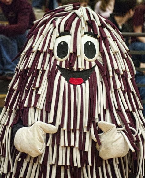 Madisonville-North Hopkins High School mascot the Maroon Mop. | High school mascots, Mascot ...