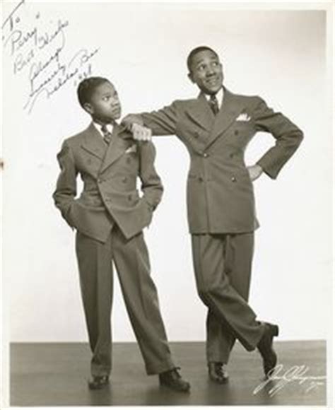 NICHOLAS BROTHERS. Fayard (1914-2006) and Harold (1921-2000). Acrobatic tap dancing duo, who ...