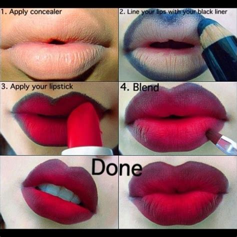 Bold Red Lipstick Tutorial Step by Step for Christmas - Galstyles.com