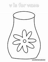 Vase Coloring Page  PrimaryLearningOrg sketch template