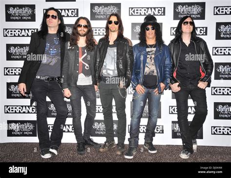 Slash with his band members Kerrang! Awards held at the Brewery - Arrivals. London, England - 07 ...