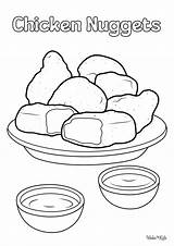 Chicken Nugget Coloring Pages Free Printable PDFs  WakeTheKids sketch template