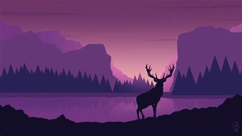 Deer Art Wallpaper