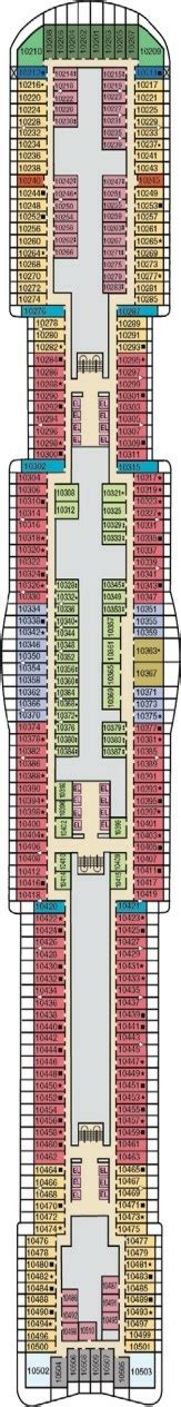 Carnival Celebration Deck plan & cabin plan