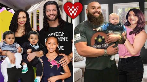 5 shocking wwe couples their families 2021 roman reigns wife braun ...