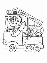 Fire Engine Coloring Pages  Free Printable Templates sketch template