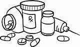 Pills Coloring Pages sketch template